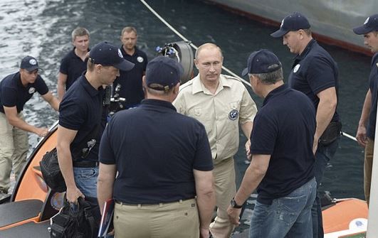 Κατάδυση σε ναυάγιο ανοικτά της Κριμαίας   Πούτιν