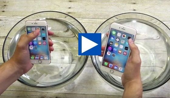 Τα νέα iPhone 6s και iPhone 6s Plus άντεξαν 1 ώρα μέσα στο νερό!! (βίντεο)