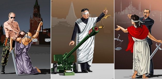 ΤΕΛΕΙΟ!! Σκιτσογράφος δείχνει μέσα από σκίτσα του τη δικαιοσύνη σε 12 χώρες!! (Pics)