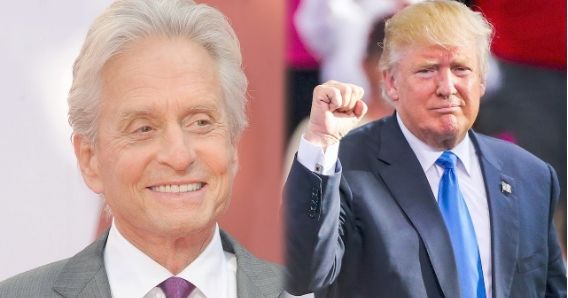 michael douglas donald trump