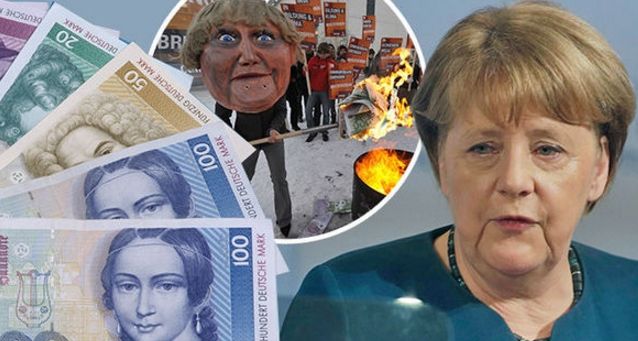 dmark euro merkel