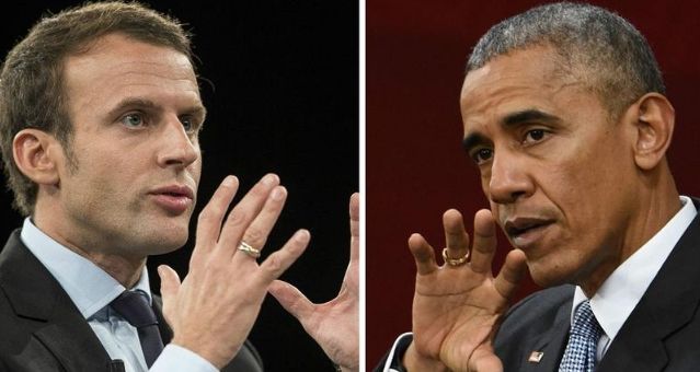 macron obama