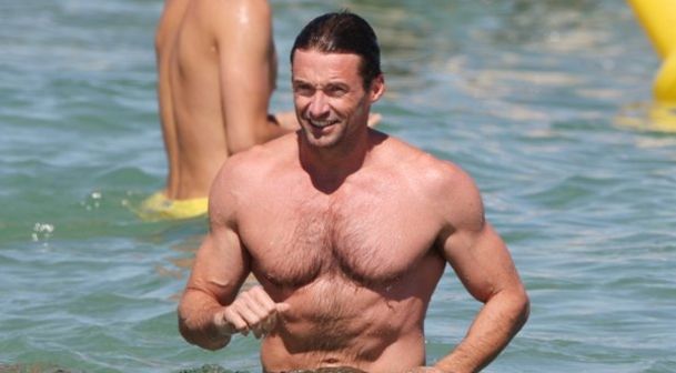 jackman hugh and wife holidays