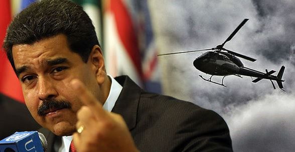 venezuela bombs from helicopter