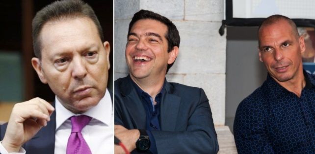 tsipras varoufakis stournaras
