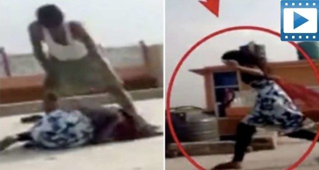 father beat daughter