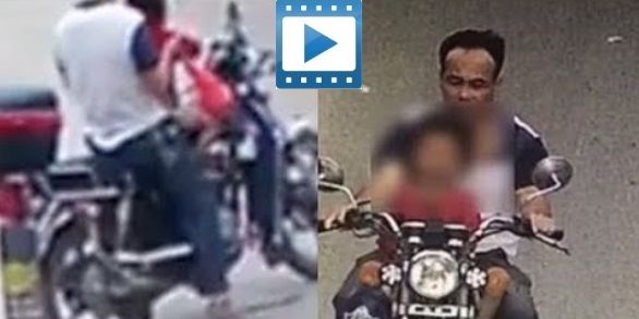 trafficker abducts a little girl