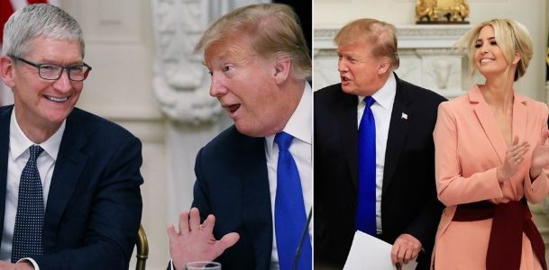 Trump just called Apple CEO Tim Cook “Tim Apple”