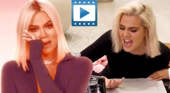 khloe Kardashian crying for being cheated