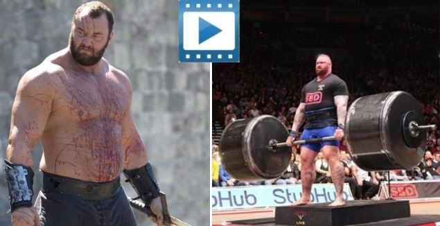 Game of Thrones mountain strongest man
