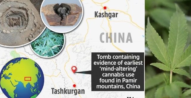 ancient chinese smoking marijuana