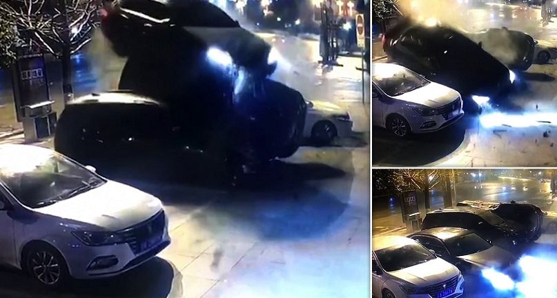 Κίνα: Αυτοκίνητο απογειώνεται και… παρκάρει! (Video)